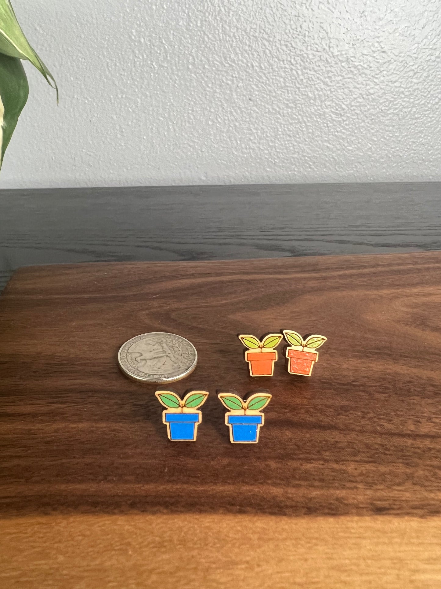 Potted Plant Studs (2 for $30)