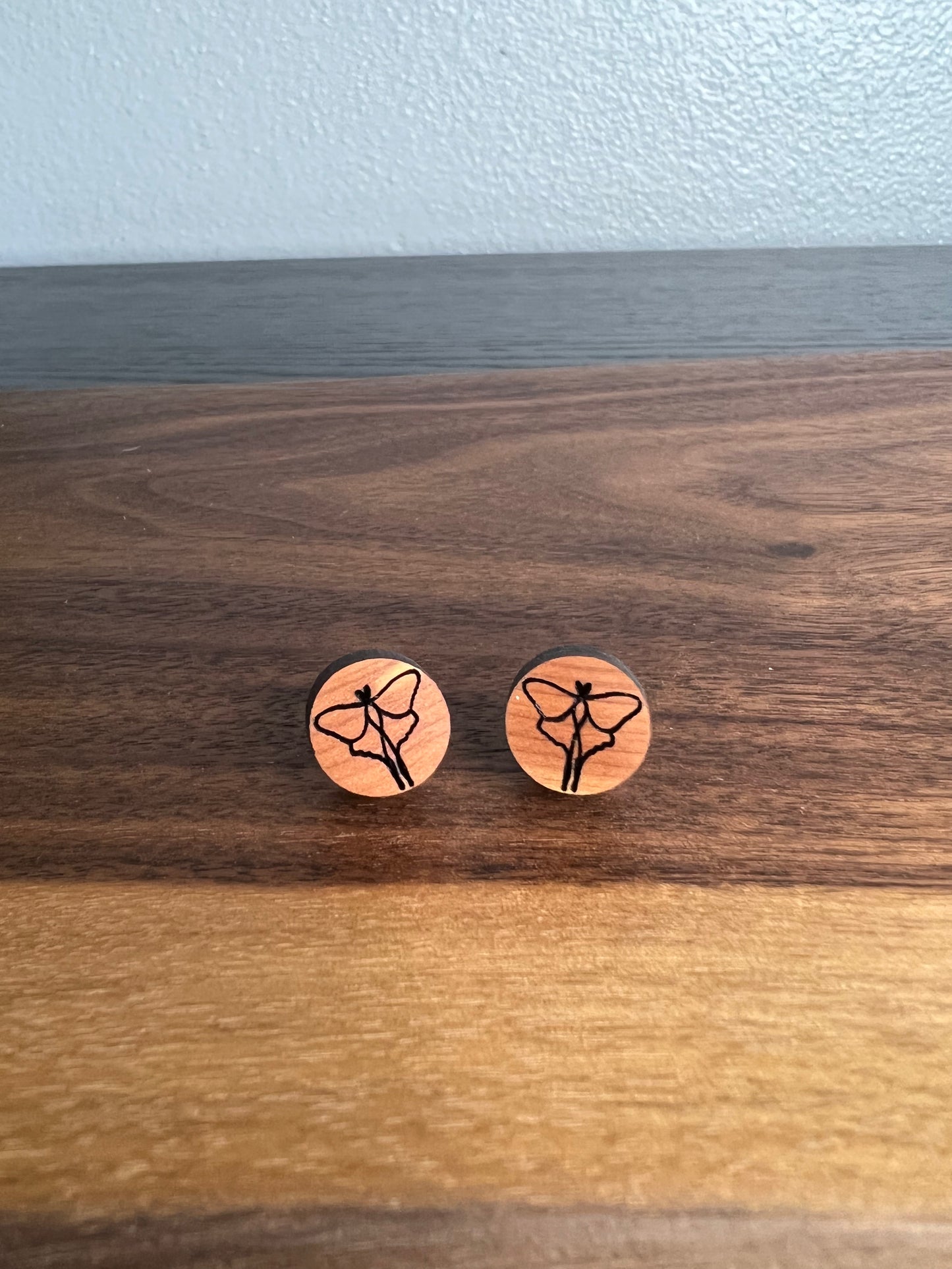 Luna Moth Studs (2 for $30)