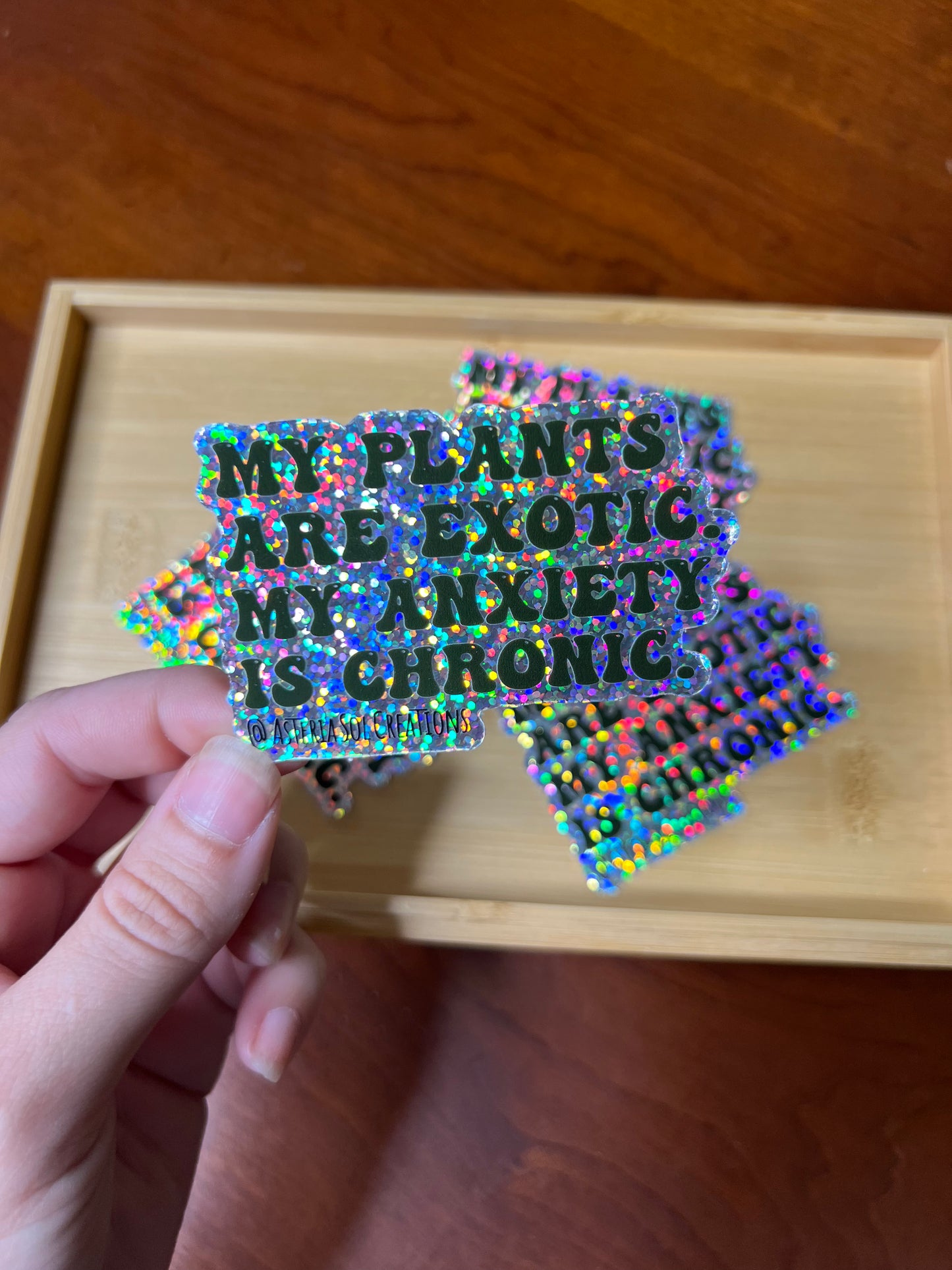 My Plants are Exotic Sticker