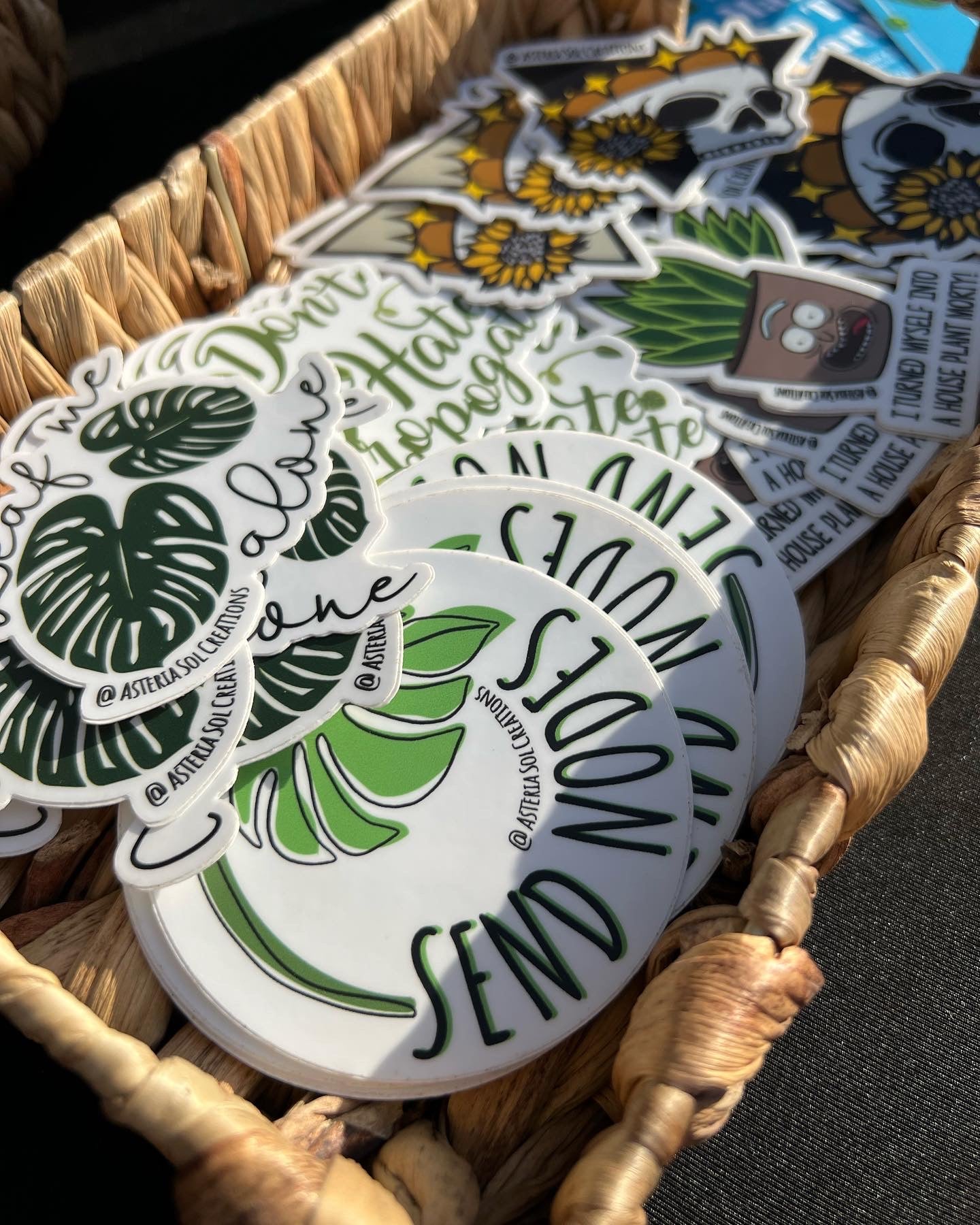 Leaf Me Alone Sticker