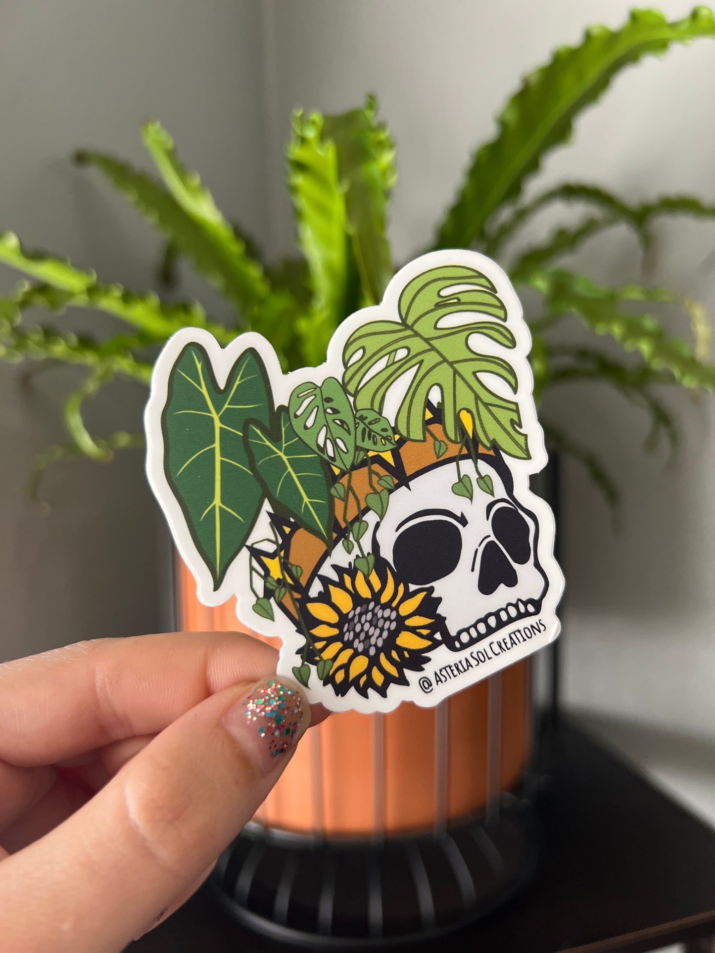 Plant Head Sticker