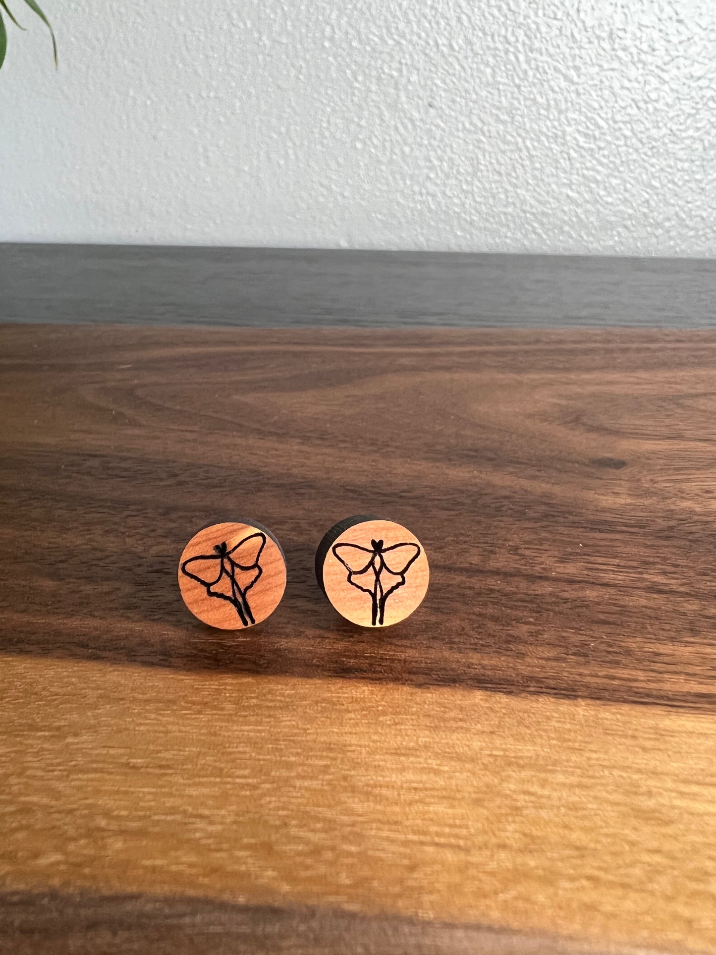 Luna Moth Studs (2 for $30)