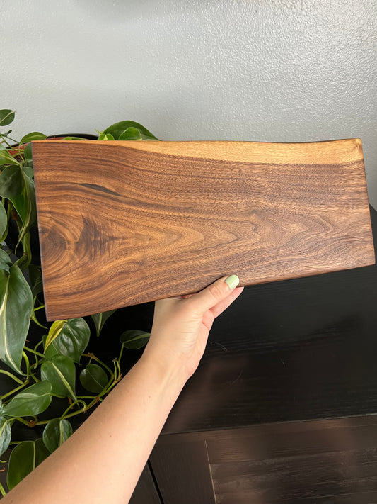 Live Edge Walnut Cutting Board