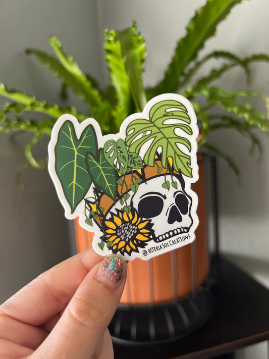 Plant Head Sticker