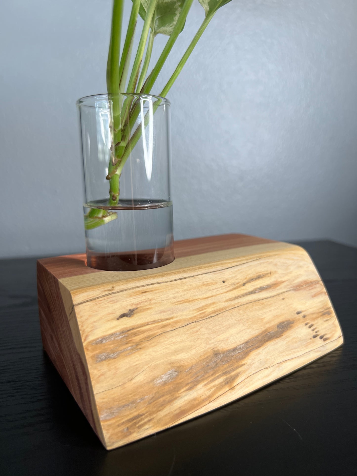 Asymmetrical Red Cedar Vase